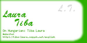 laura tiba business card
